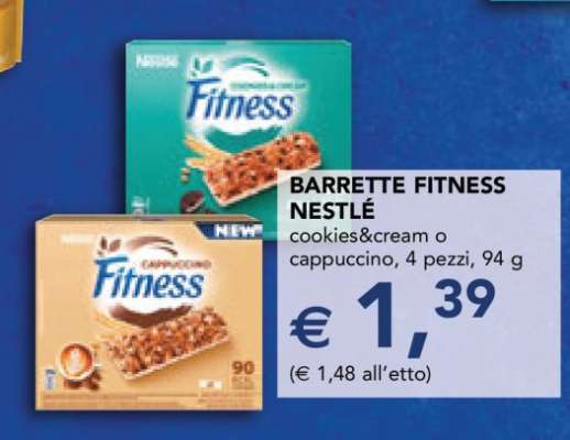 BARRETTE FITNESS NESTLE'