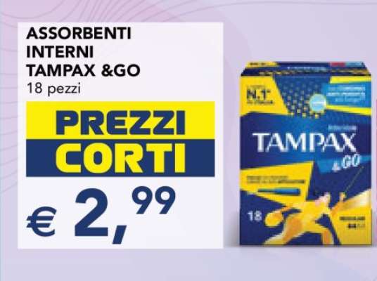 ASSORBENTI INTERNI TAMPAX &GO