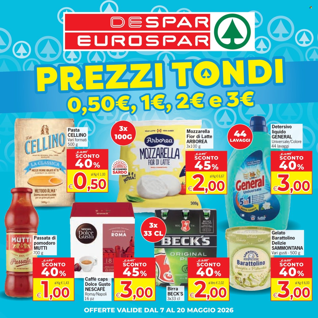 Volantino Eurospar - 7/5/2026 - 20/5/2026. Pagina 1