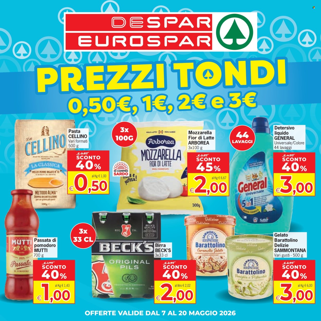 Volantino Eurospar - 7/5/2026 - 20/5/2026. Pagina 1