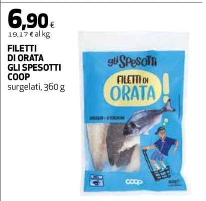 FILETTI DI ORATA GLI SPESOTTI COOP