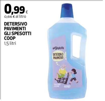 DETERSIVO PAVIMENTI GLI SPESOTTI COOP
