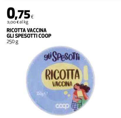 RICOTTA VACCINA GLI SPESOTTI COOP