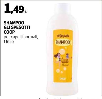 SHAMPOO GLI SPESOTTI COOP