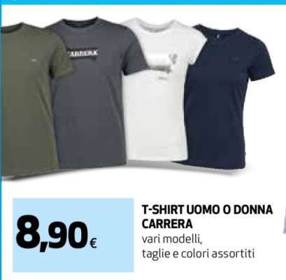 T-SHIRT UOMO O DONNA CARRERA