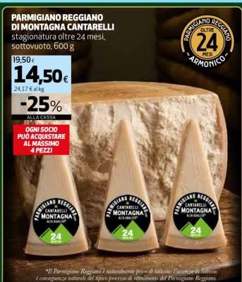 PARMIGIANO REGGIANO DI MONTAGNA CANTARELLI