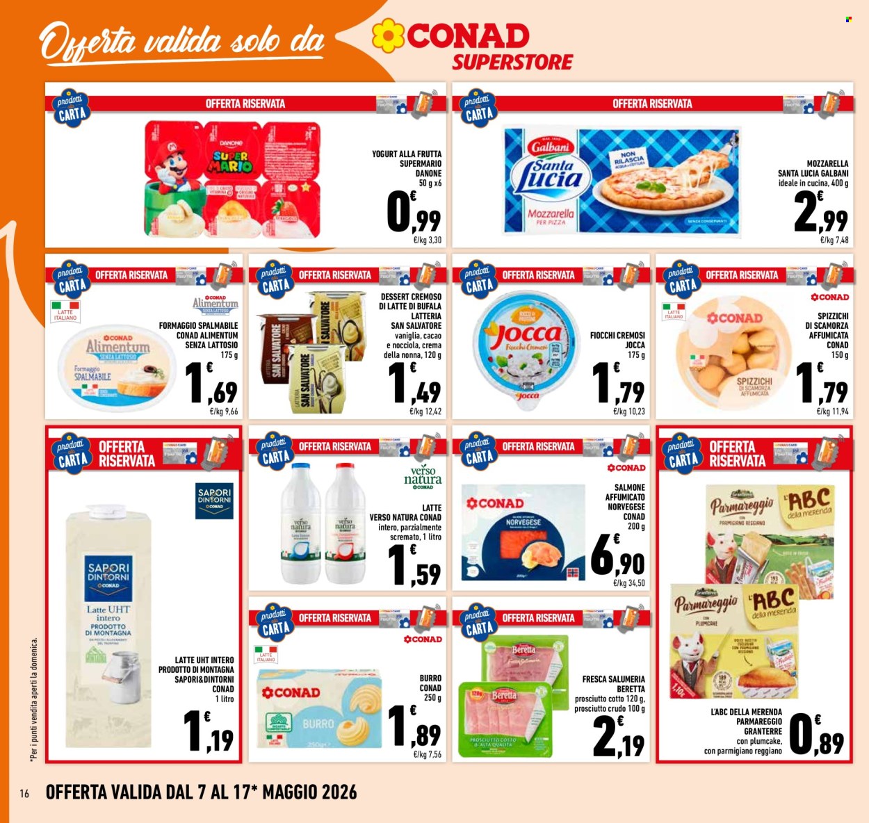 Volantino Conad Superstore - 7/5/2026 - 17/5/2026. Pagina 16