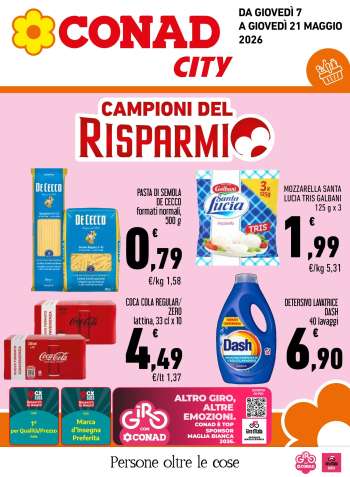 Volantino Conad City - 7/5/2026 - 21/5/2026.