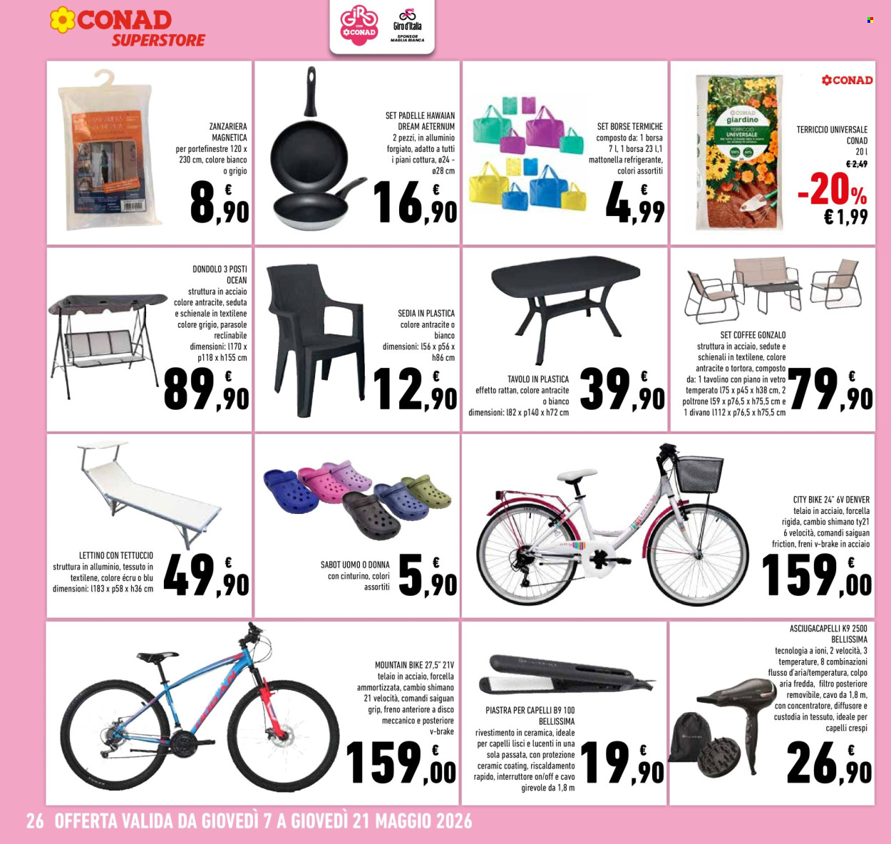 Volantino Conad Superstore - 7/5/2026 - 21/5/2026. Pagina 26