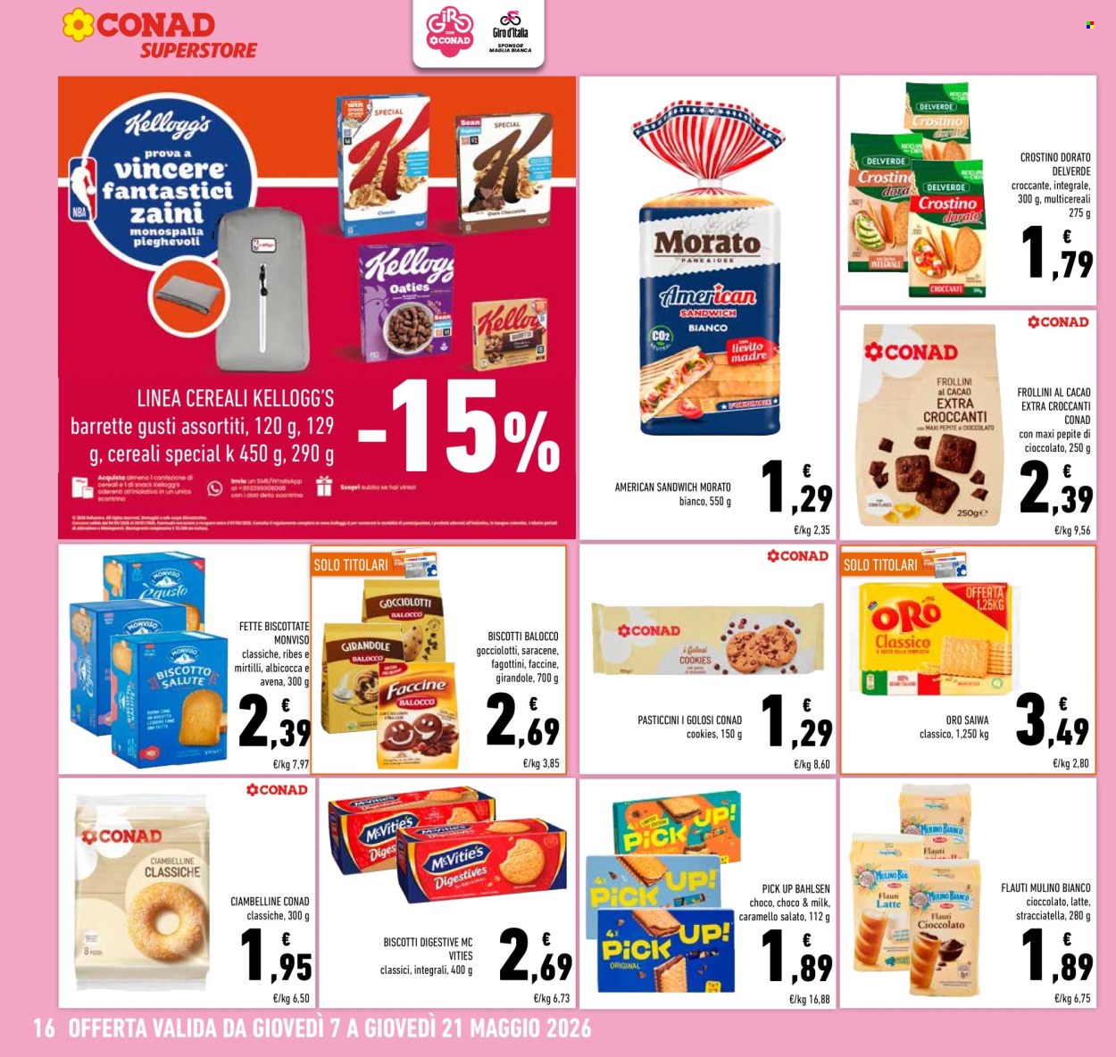Volantino Conad Superstore - 7/5/2026 - 21/5/2026. Pagina 16