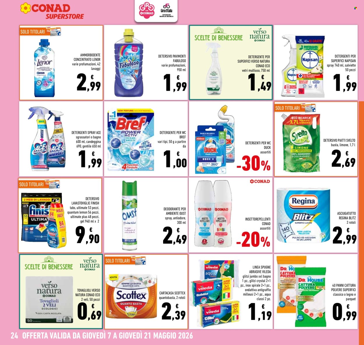 Volantino Conad Superstore - 7/5/2026 - 21/5/2026. Pagina 24