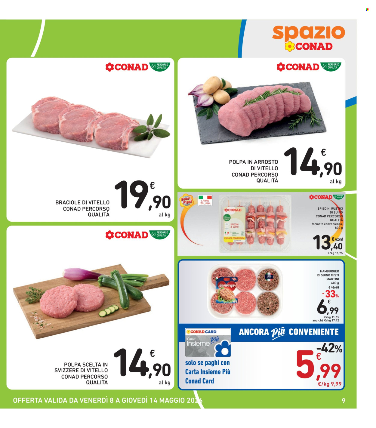 Volantino Spazio Conad - 8/5/2026 - 14/5/2026. Pagina 9