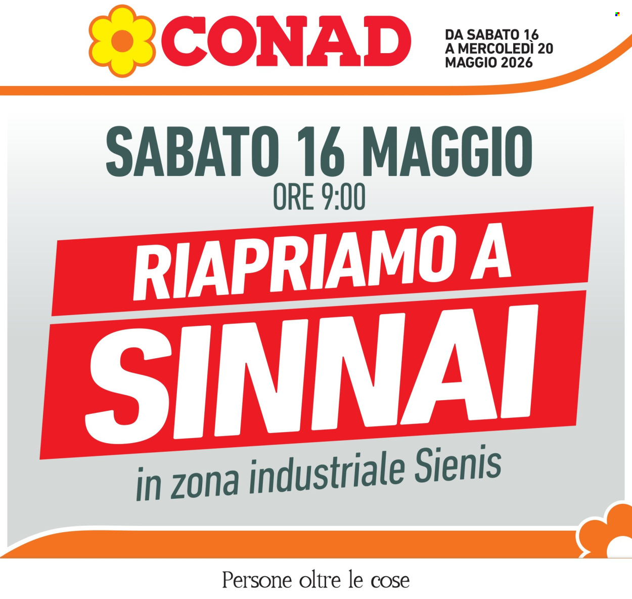Volantino Conad - 16/5/2026 - 20/5/2026. Pagina 1