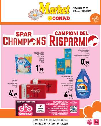 Volantino Market Conad - 5/5/2026 - 18/5/2026.