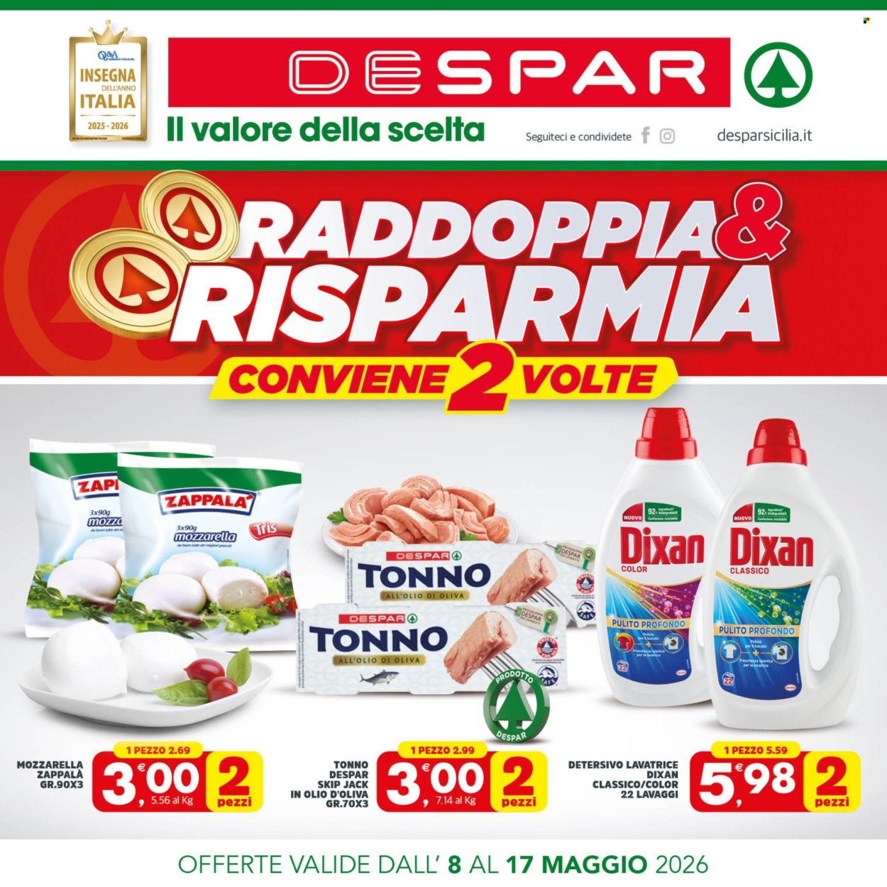 Volantino Despar - 8/5/2026 - 17/5/2026. Pagina 1