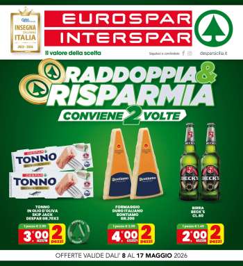 Volantino Eurospar - 8/5/2026 - 17/5/2026.