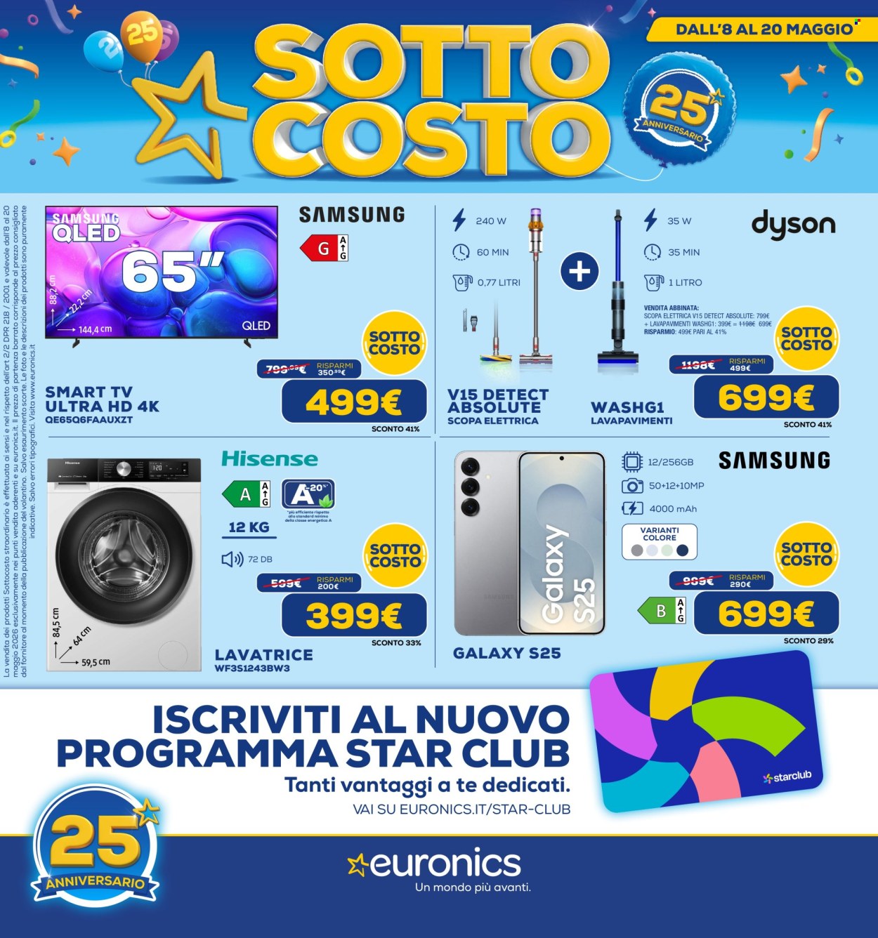 Volantino Euronics - 8/5/2026 - 20/5/2026. Pagina 1