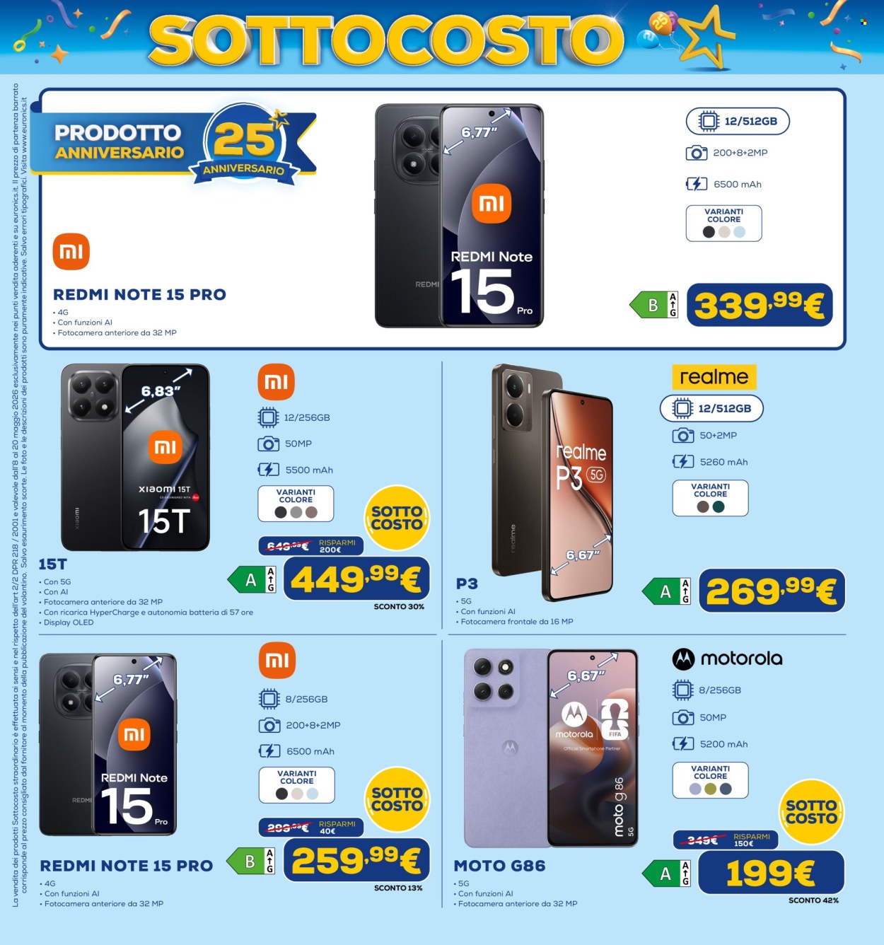 Volantino Euronics - 8/5/2026 - 20/5/2026. Pagina 7