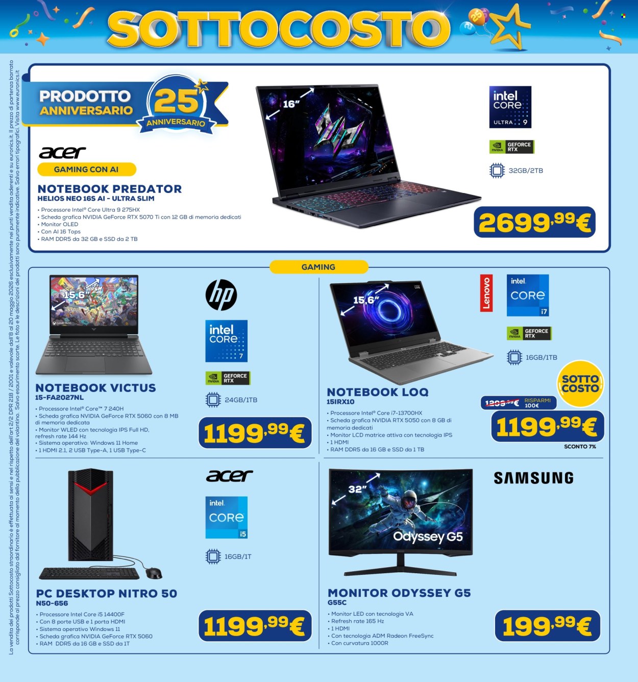 Volantino Euronics - 8/5/2026 - 20/5/2026. Pagina 16