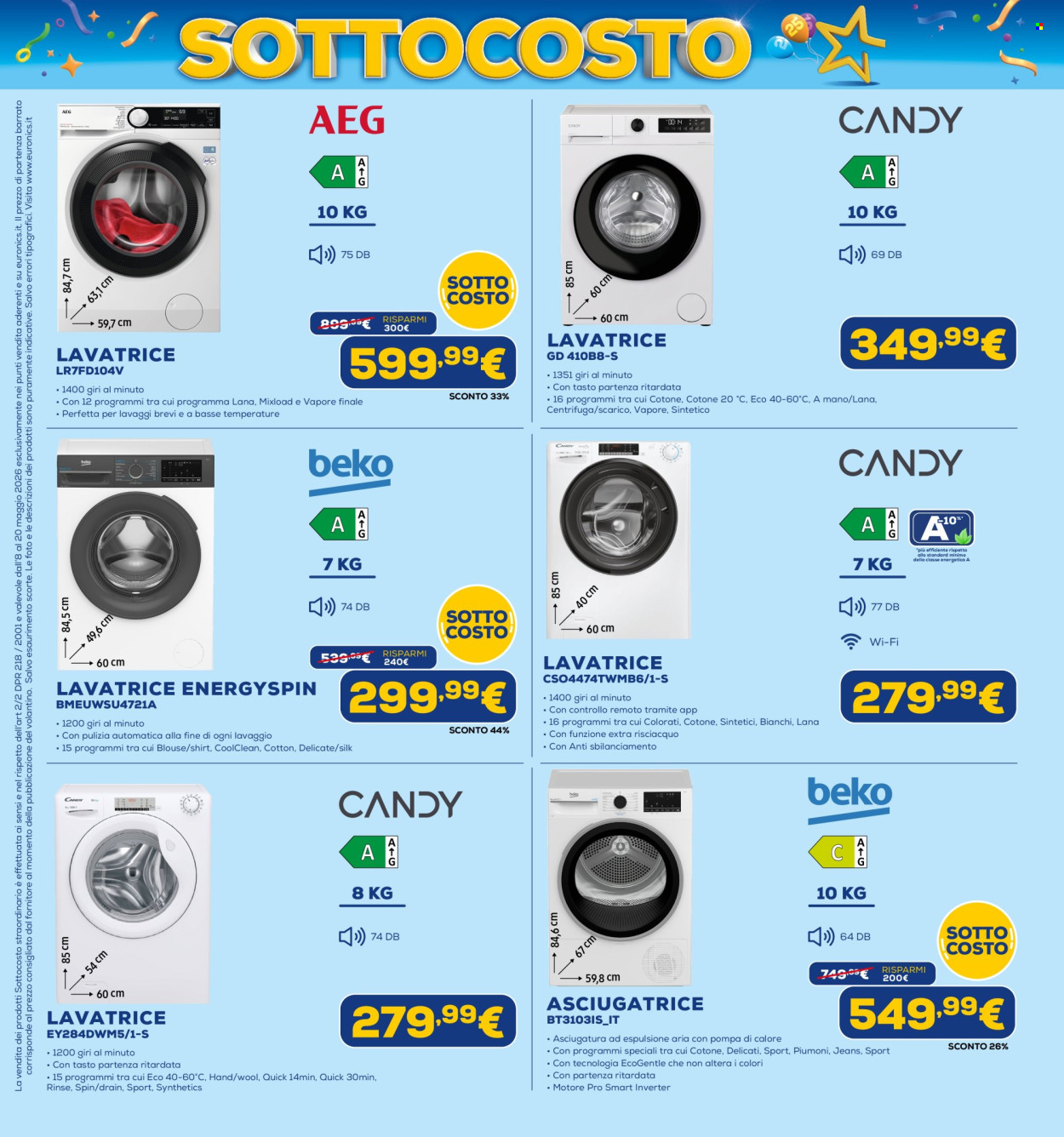 Volantino Euronics - 8/5/2026 - 20/5/2026. Pagina 36