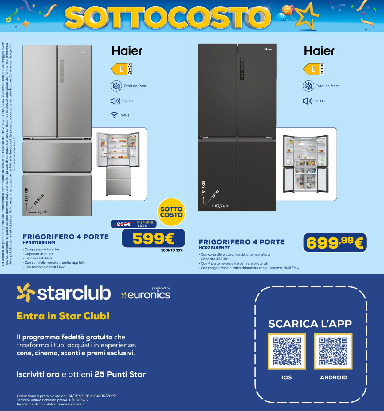 Volantino Euronics - 8/5/2026 - 20/5/2026. Pagina 38