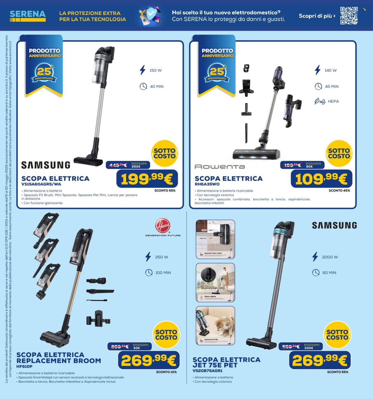 Volantino Euronics - 8/5/2026 - 20/5/2026. Pagina 41