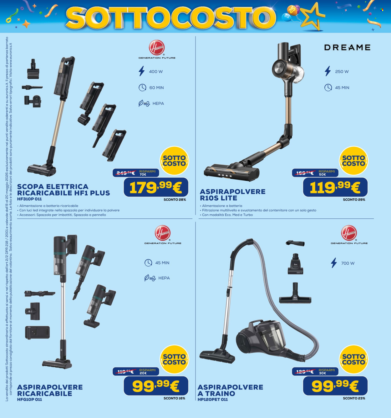 Volantino Euronics - 8/5/2026 - 20/5/2026. Pagina 42