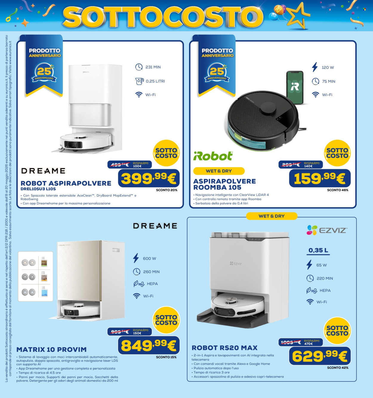Volantino Euronics - 8/5/2026 - 20/5/2026. Pagina 44