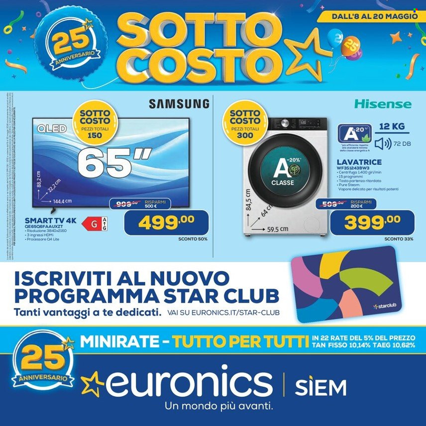 Volantino Euronics - 8/5/2026 - 20/5/2026. Pagina 1
