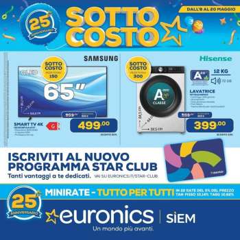 Volantino Euronics - 8/5/2026 - 20/5/2026.