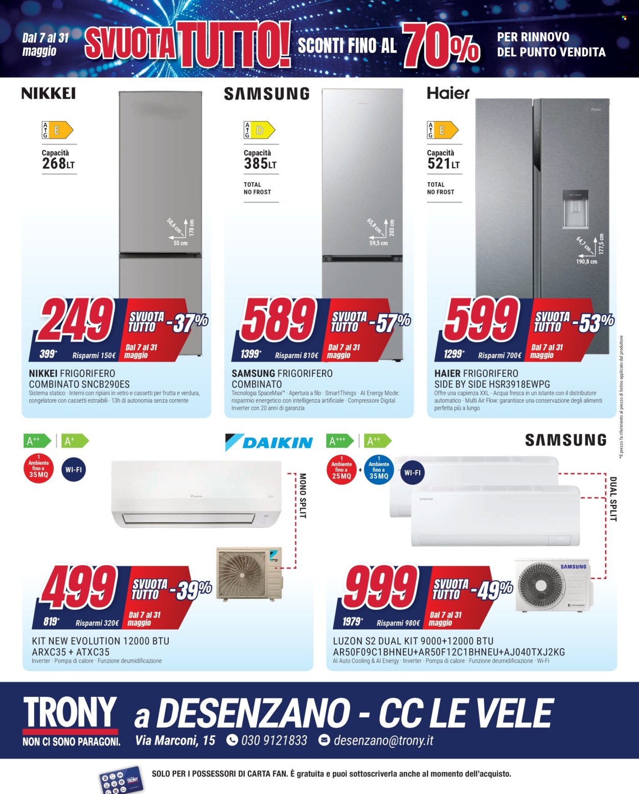 Volantino Trony - 7/5/2026 - 31/5/2026. Pagina 8