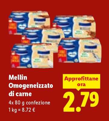 Mellin Omogeneizzato di Carne