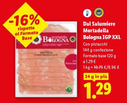 Dal Salumiere Mortadella Bologna IGP XXL