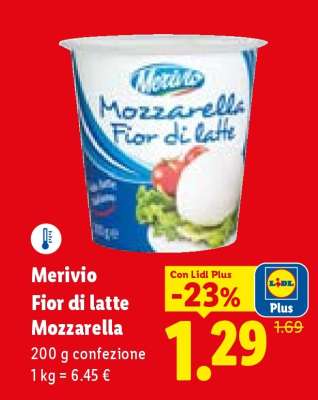 Merivio Fior di latte Mozzarella