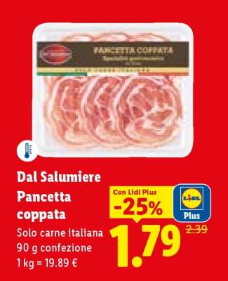 Dal Salumiere Pancetta coppata