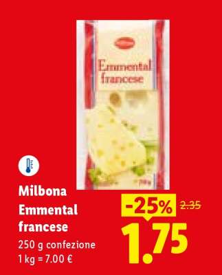 Milbona Emmental francese
