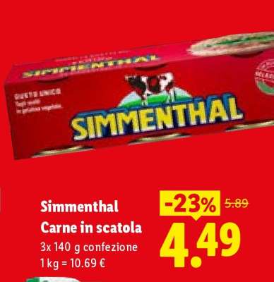 Simmenthal Carne in scatola