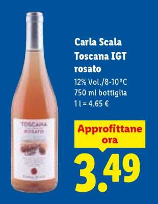 Carla Scala Toscana IGT rosato