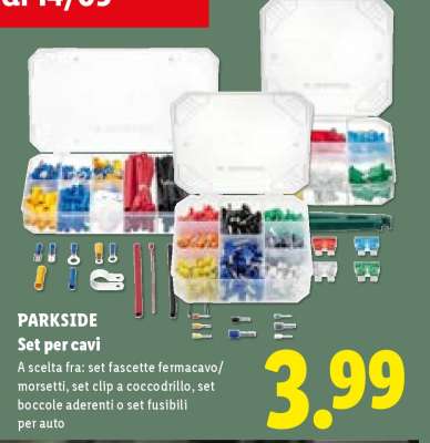 PARKSIDE Set per cavi