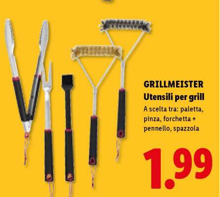 GRILLMEISTER Utensili per grill