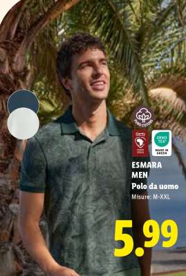 ESMARA MEN Polo da uomo