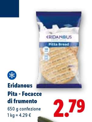 Eridanous Pita - focacce di frumento