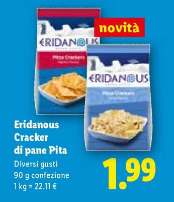 Eridanous Cracker di pane Pita