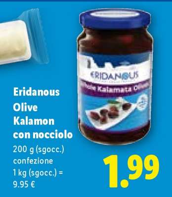 Eridanous Olive Kalamon con nocciolo