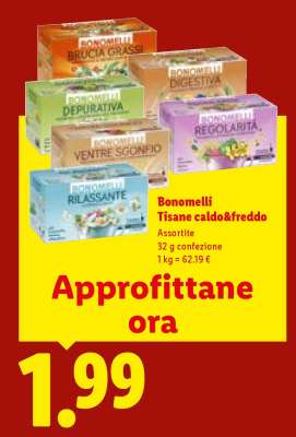 Bonomelli Tisane caldo&freddo