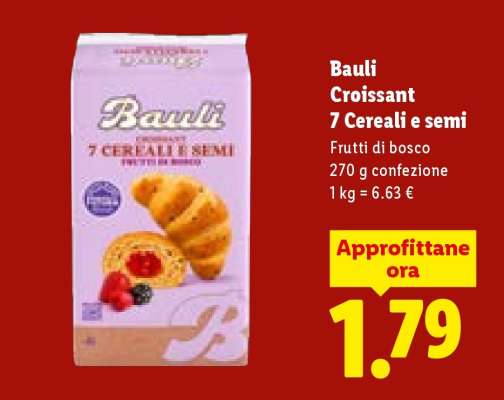 Bauli Croissant 7 Cereali e semi