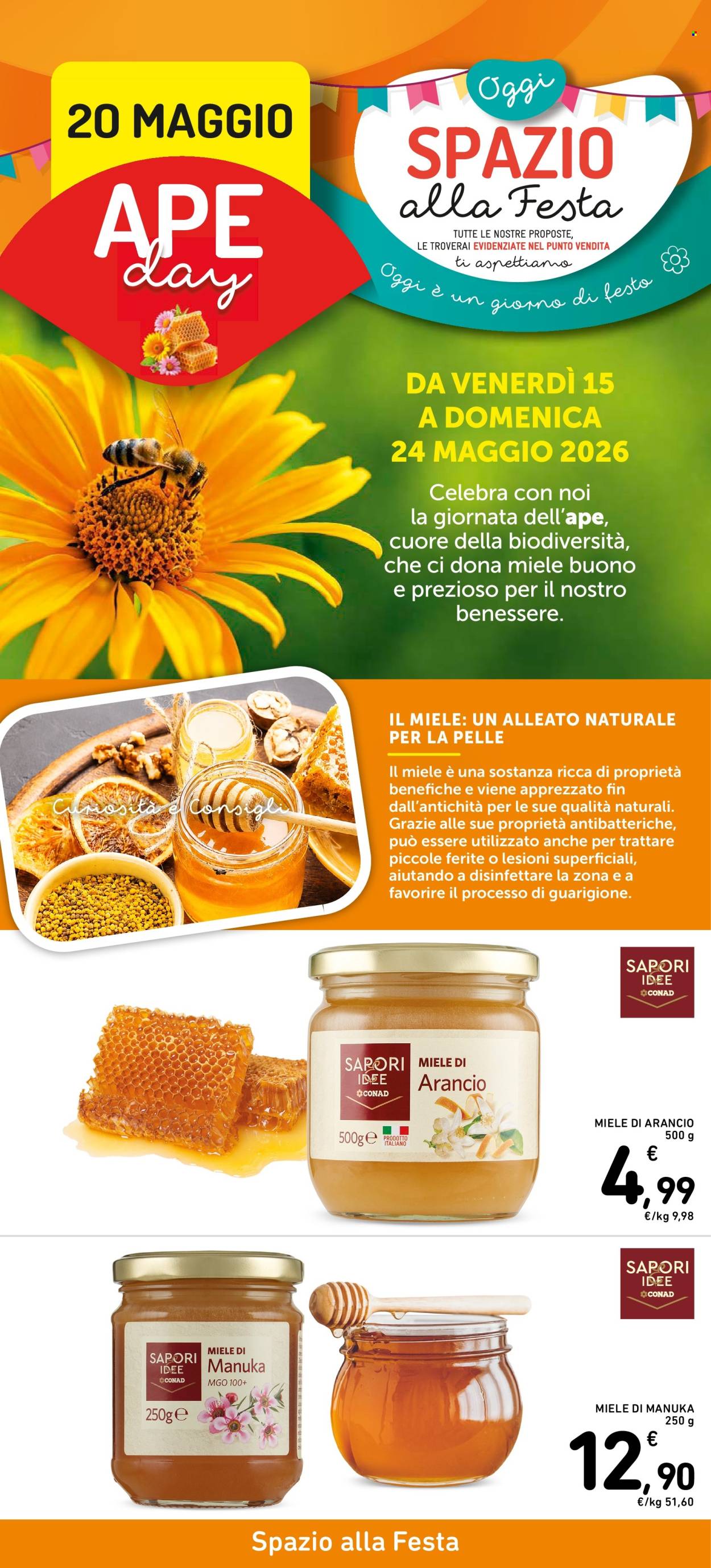 Volantino Spazio Conad - 15/5/2026 - 24/5/2026. Pagina 1