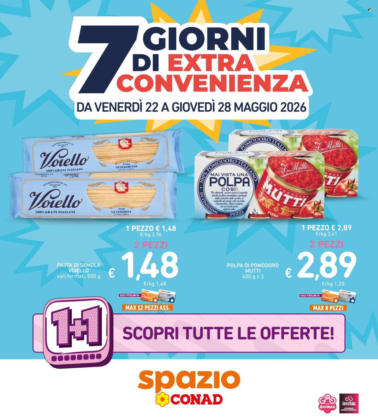 Volantino Spazio Conad - 22/5/2026 - 28/5/2026. Pagina 1
