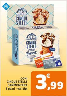 CONI CINQUE STELLE SAMMONTANA
