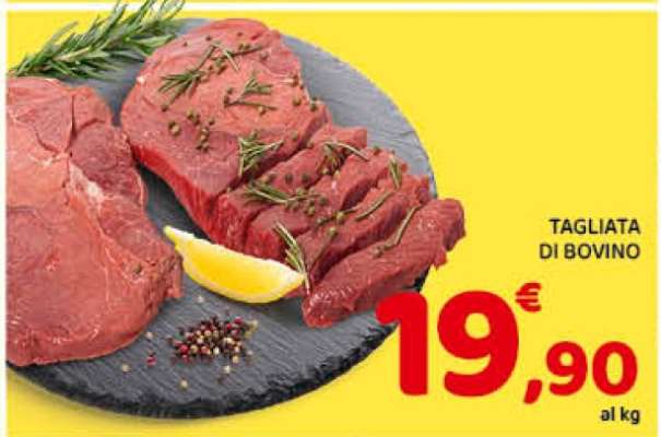 Tagliata di bovino